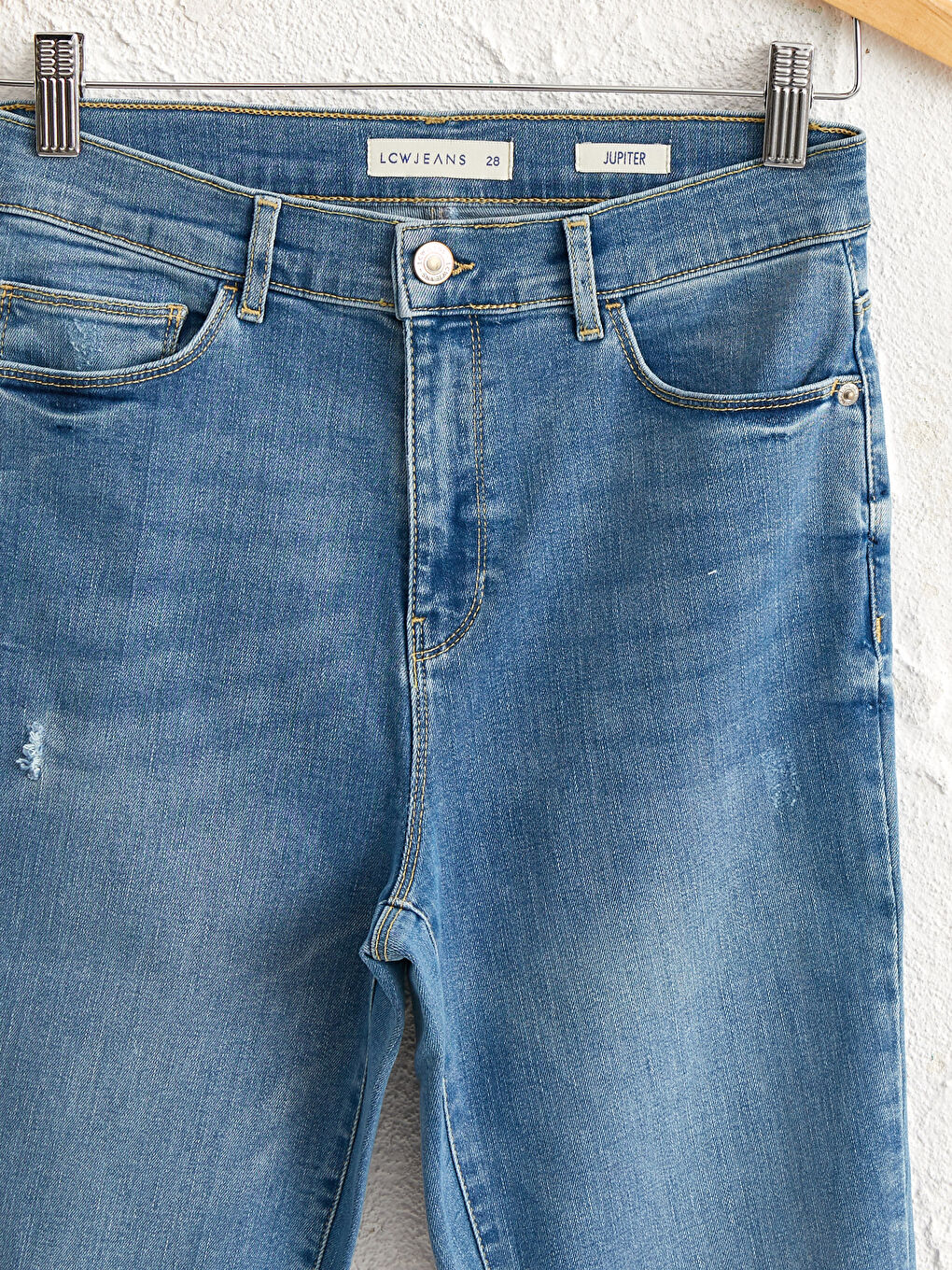 İndigo Bilek Boy Jüpiter Süper Skinny Fit Kadın Jean Pantolon-2