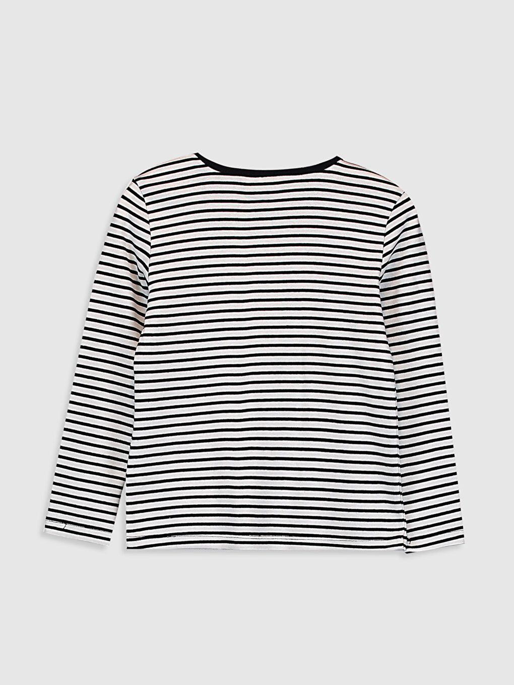Girl's Striped Cotton T-Shirt-1