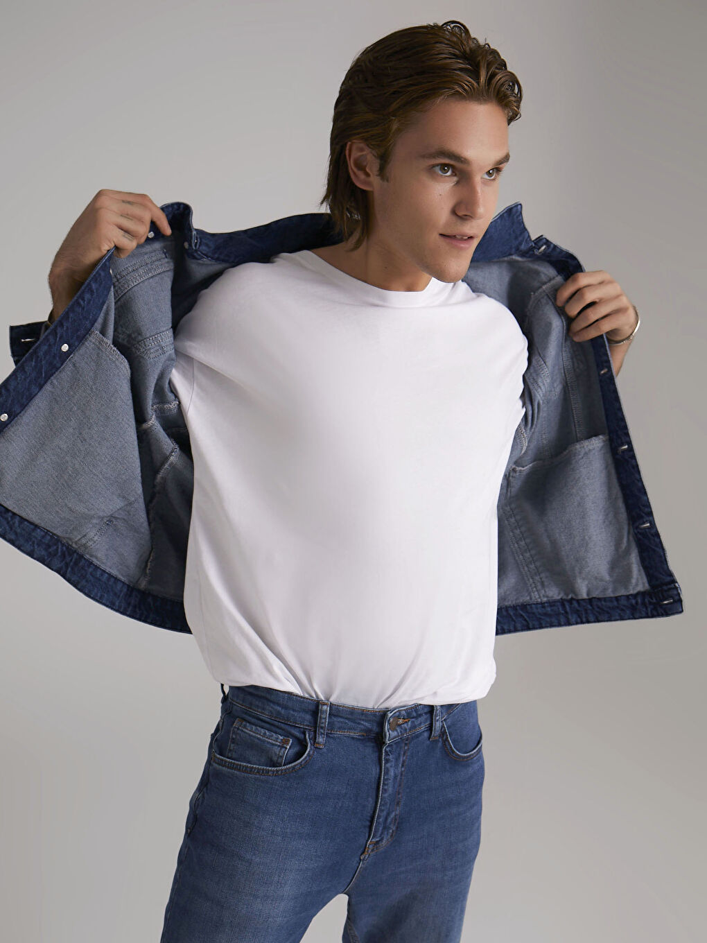 Джинсовая куртка стандартного кроя-1