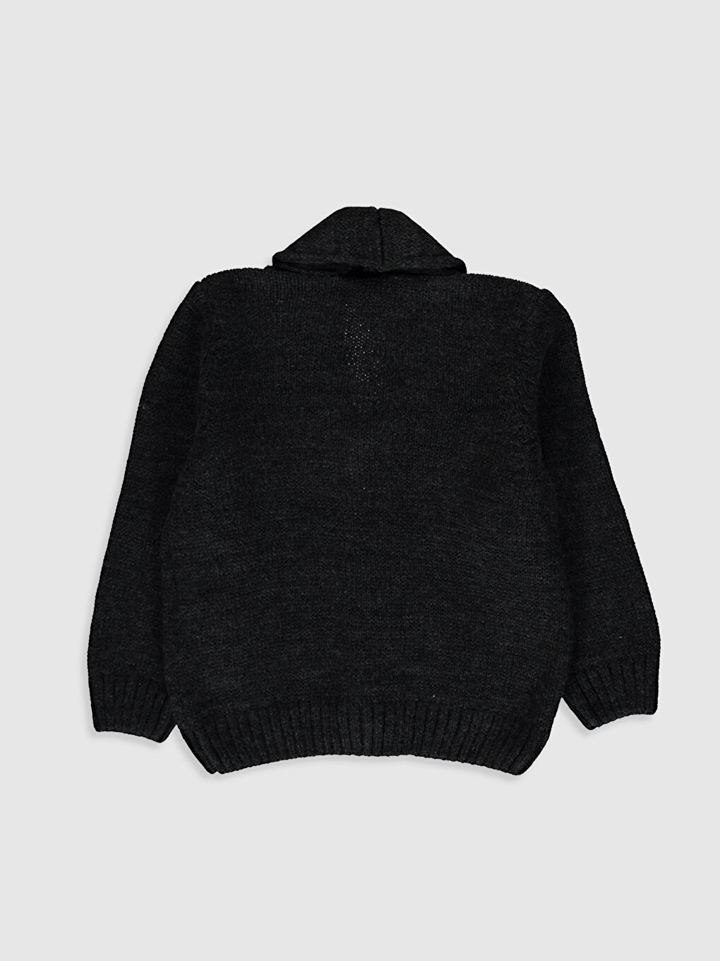 Antrasit Erkek Bebek Triko Hırka-1