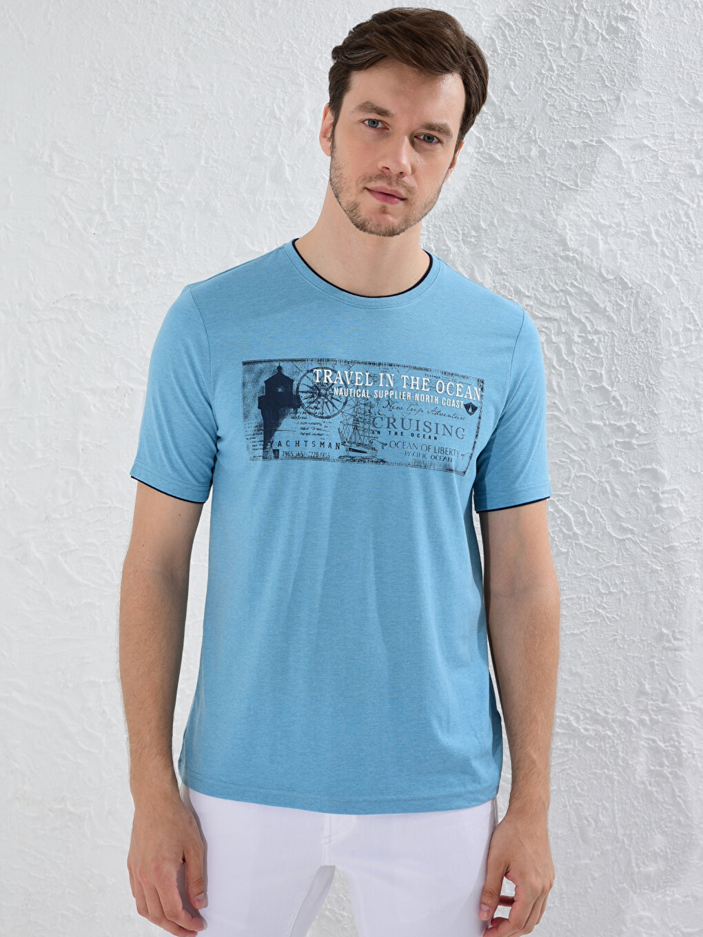Crew Neck Printed T-shirt