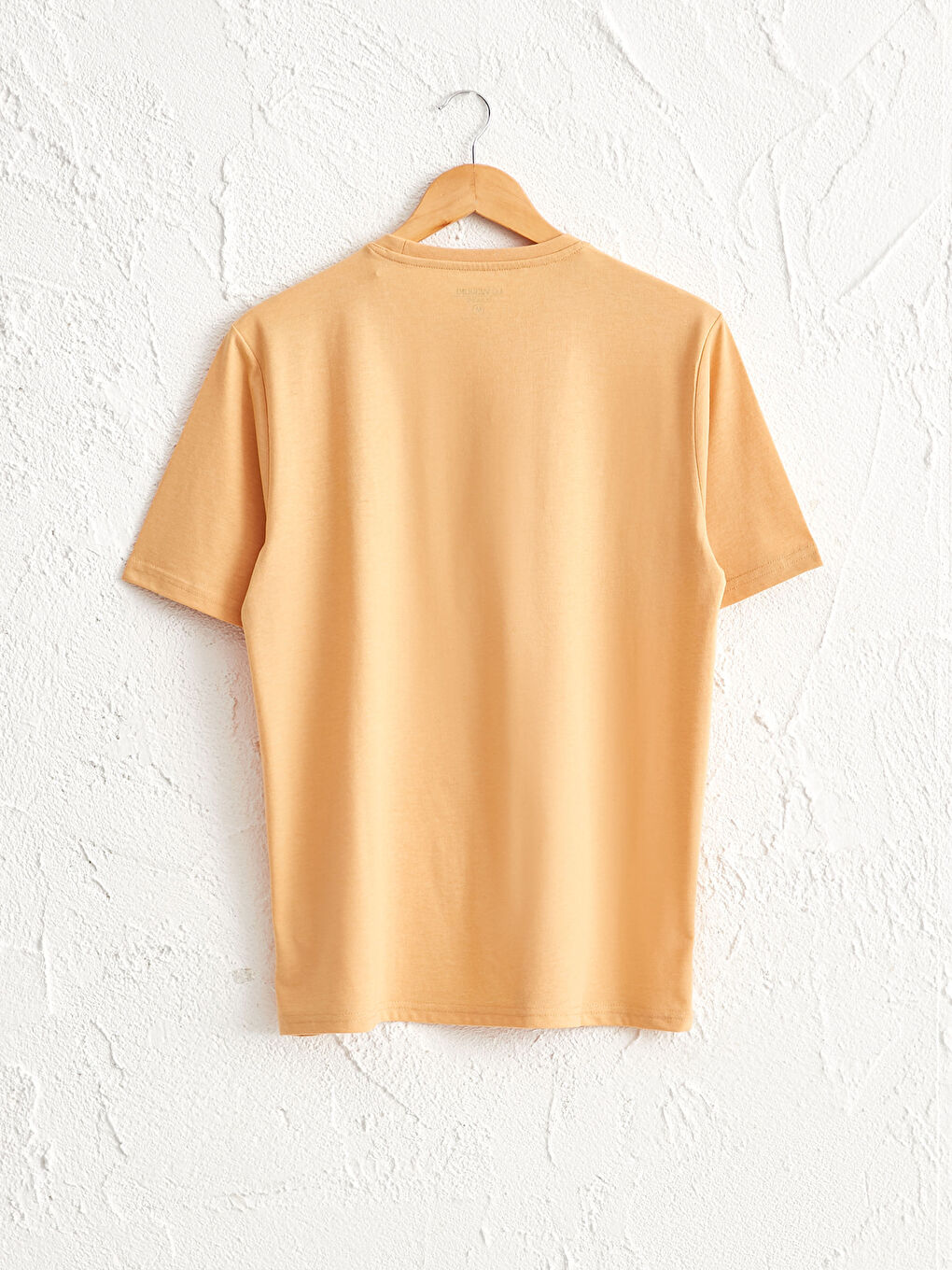Crew Neck Printed Combed Cotton T-Shirt-1
