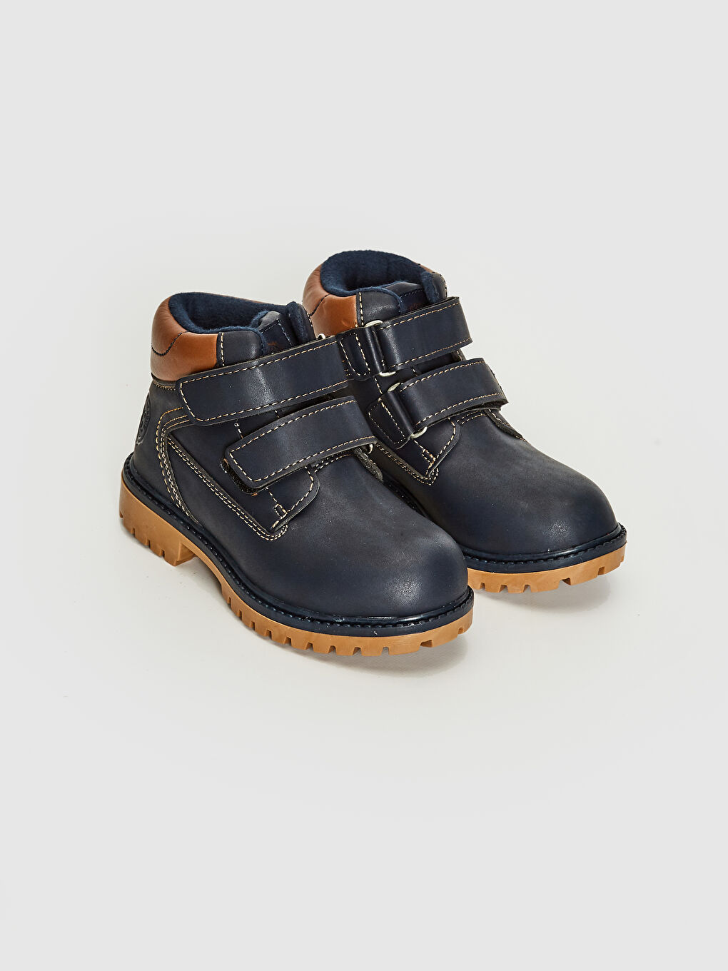 Lacivert Erkek Çocuk Cırt Cırtlı Bot