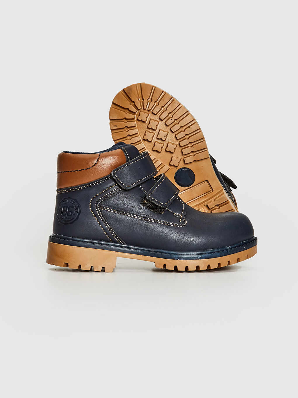 Lacivert Erkek Çocuk Cırt Cırtlı Bot-3