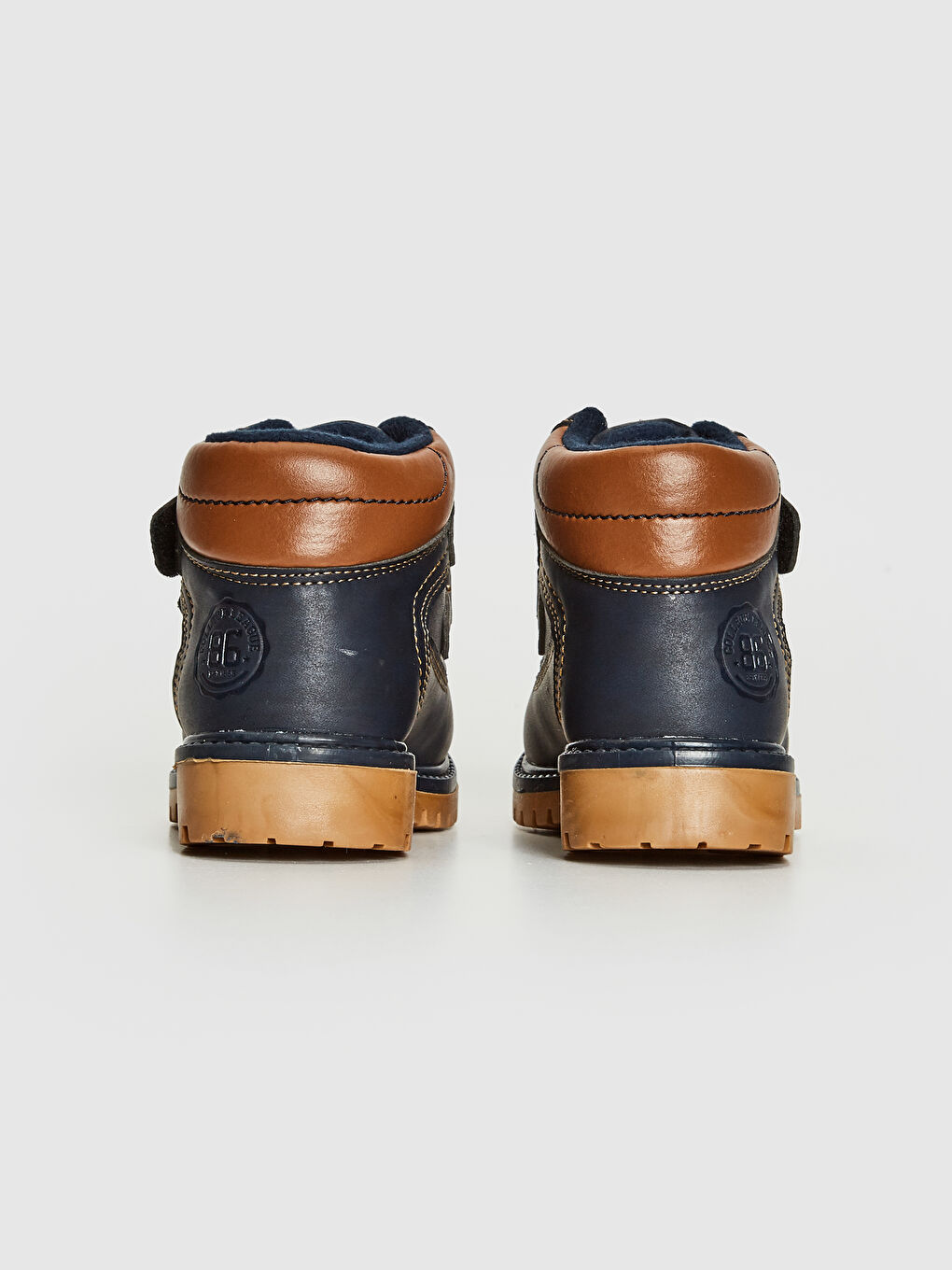 Lacivert Erkek Çocuk Cırt Cırtlı Bot-4