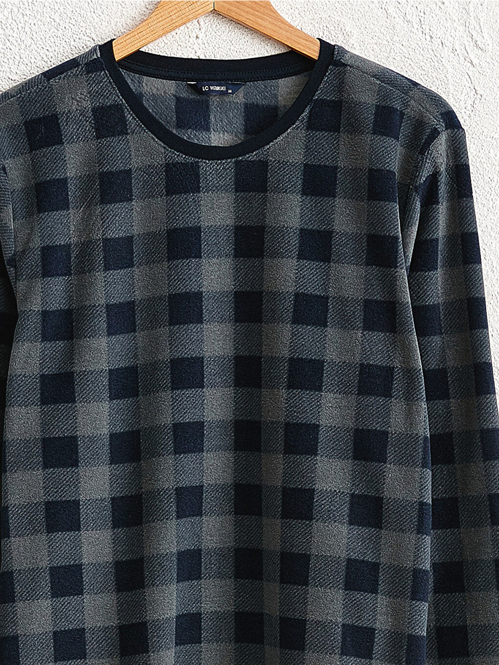 Standard Fit Fleece Pajamas Top-2