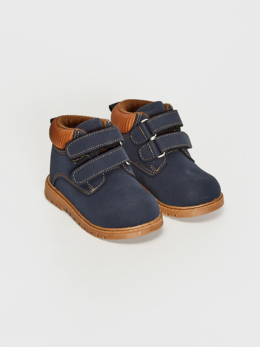 Lacivert Erkek Bebek Cırt Cırtlı Bot