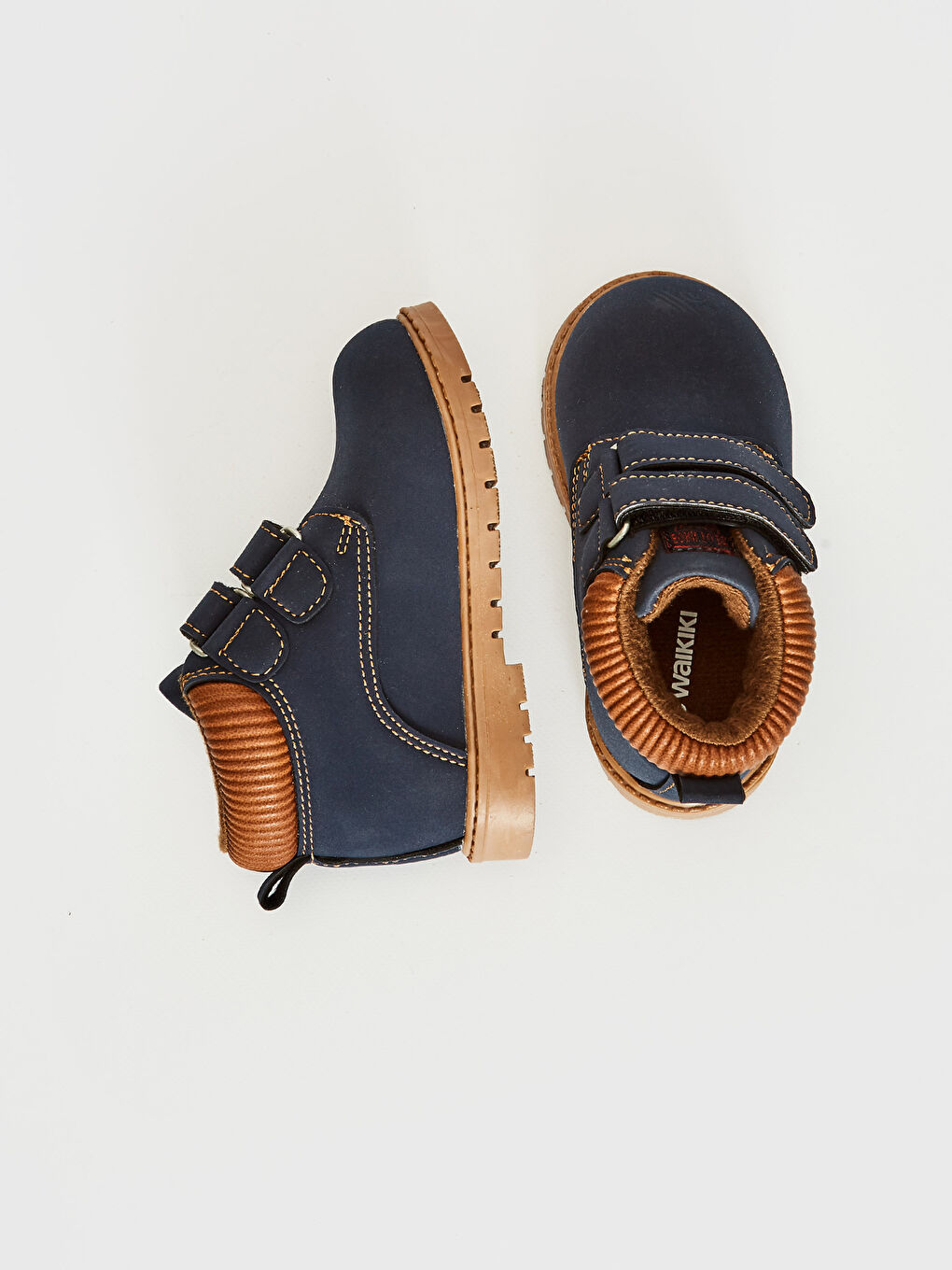 Lacivert Erkek Bebek Cırt Cırtlı Bot-3