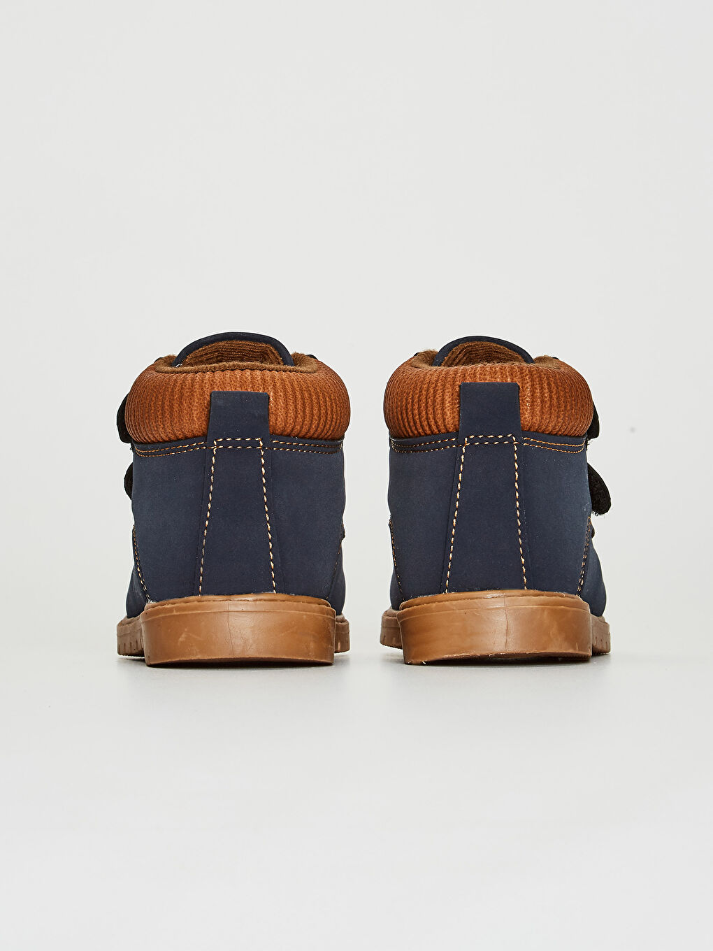 Lacivert Erkek Bebek Cırt Cırtlı Bot-4