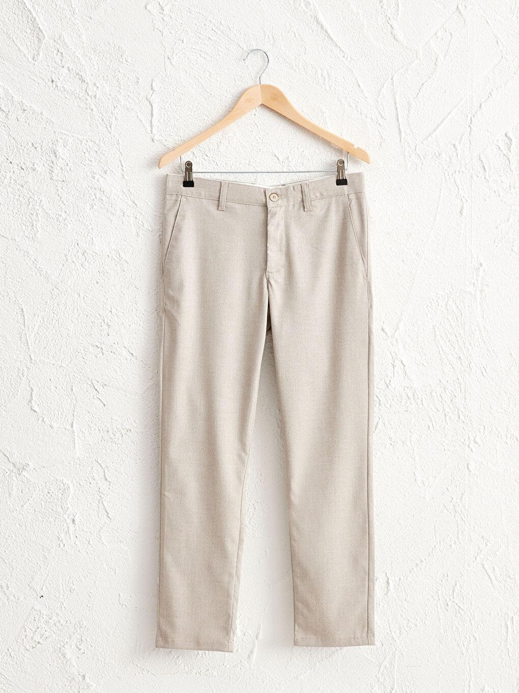 LCW Vision Slim Fit Polyviscose Men's Trousers -0W7398Z8-CR8