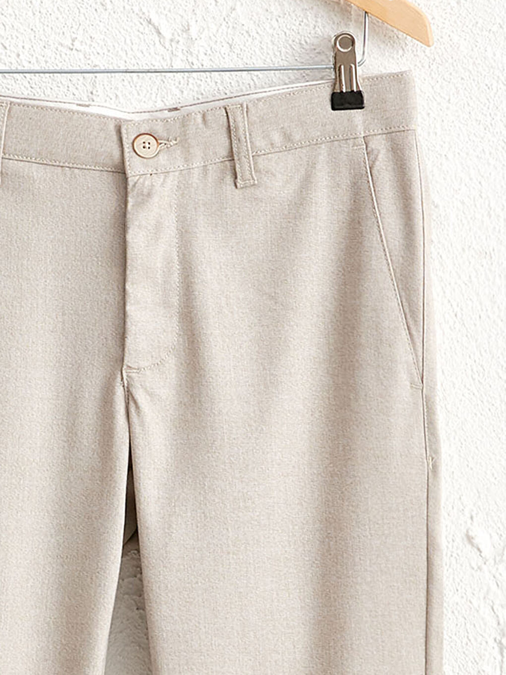 LCW Vision Slim Fit Polyviscose Men's Trousers -0W7398Z8-CR8