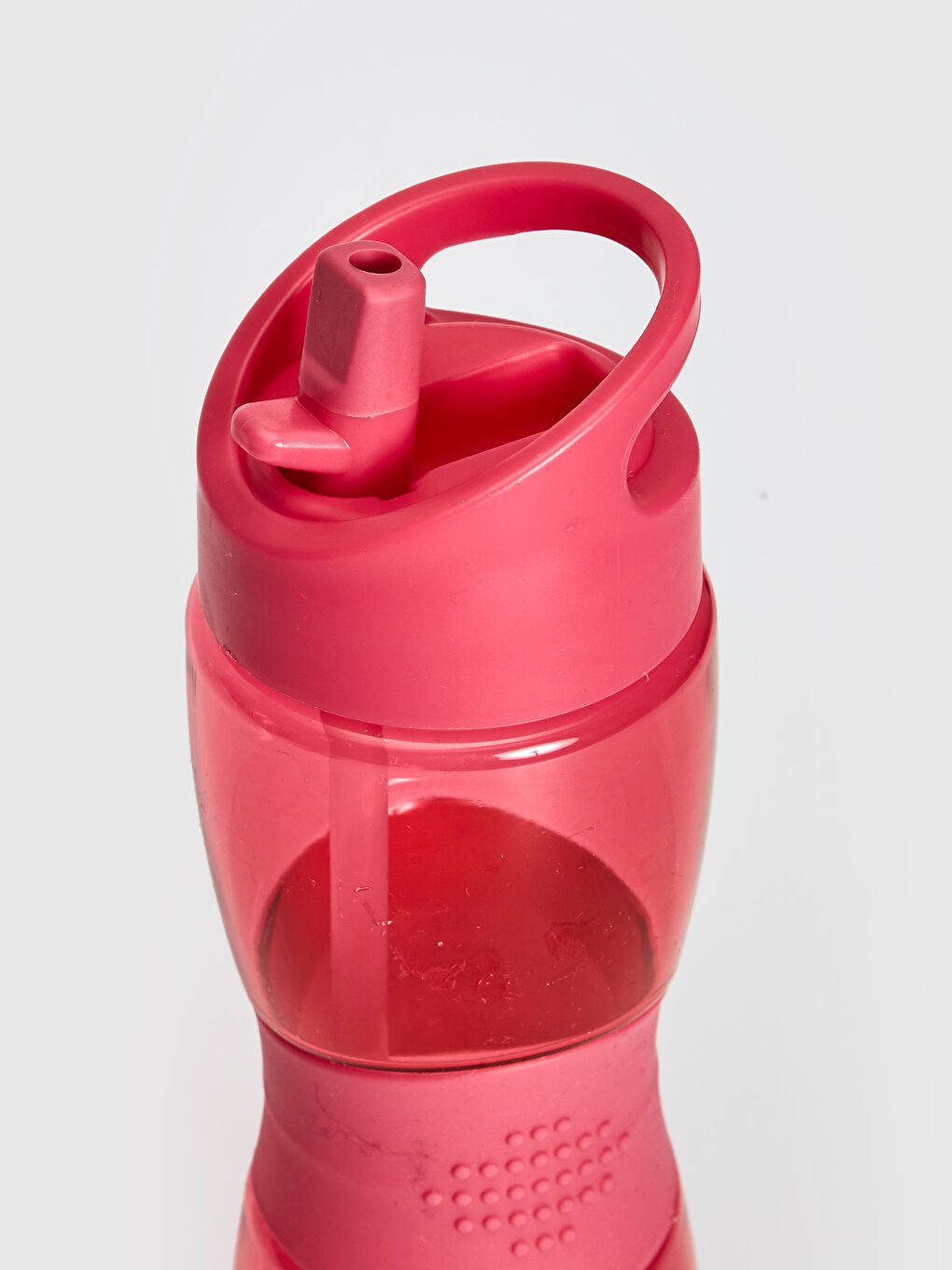 Transparent Water Bowl with Straw-7