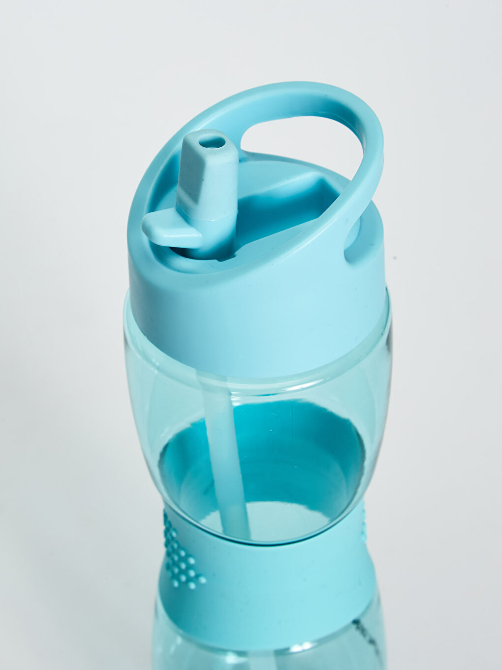 Transparent Water Bowl with Straw-8