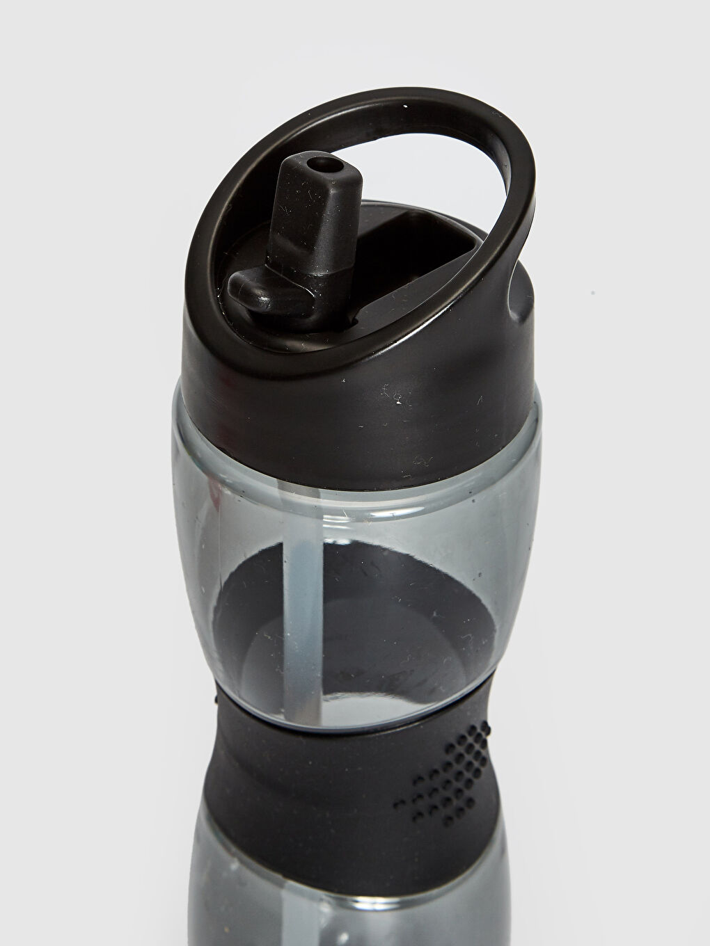 Transparent Water Bowl with Straw-12