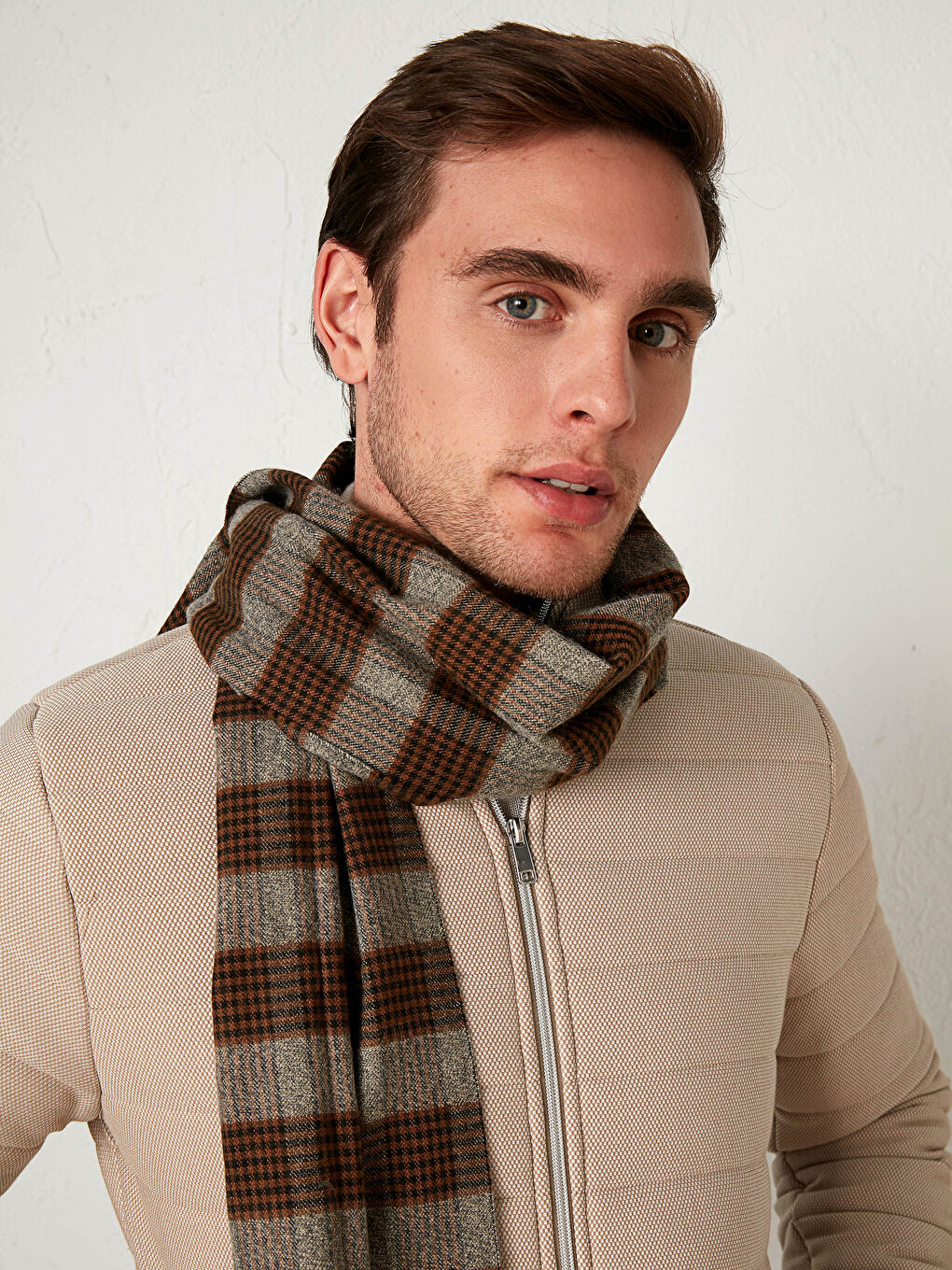 Karierter Schal-2