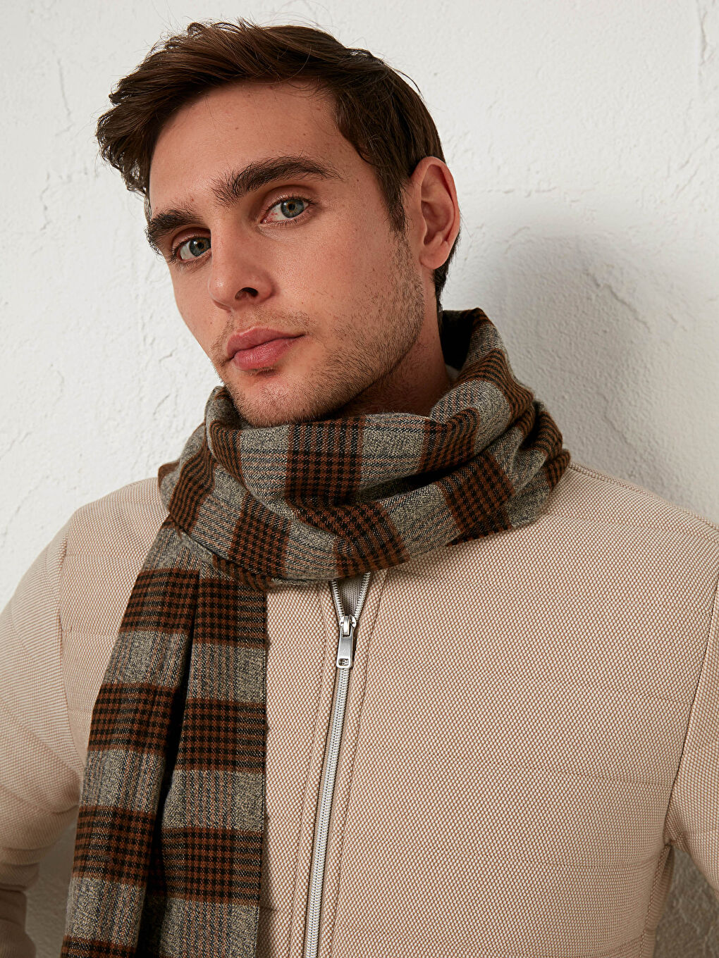 Karierter Schal-1