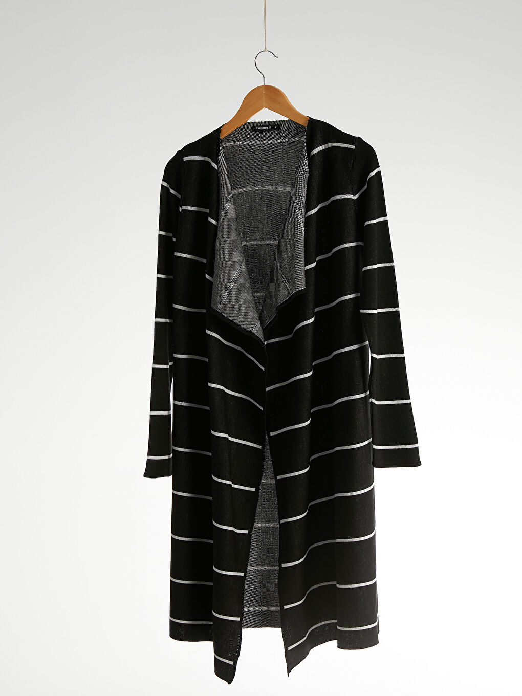 Long Sleeve Women's Striped Knitwear Cardigan