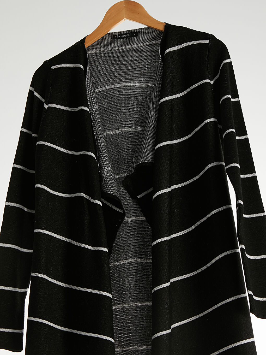 Long Sleeve Women's Striped Knitwear Cardigan-1