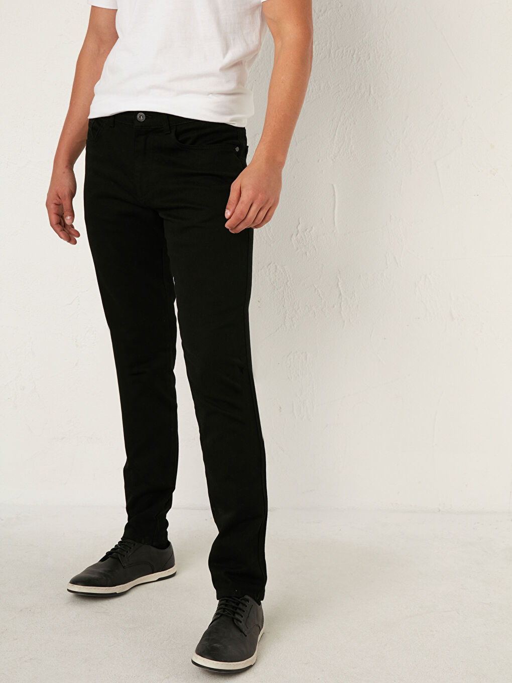 LCW Vision Slim Fit Gabardine Trousers -0W7536Z8-E0N