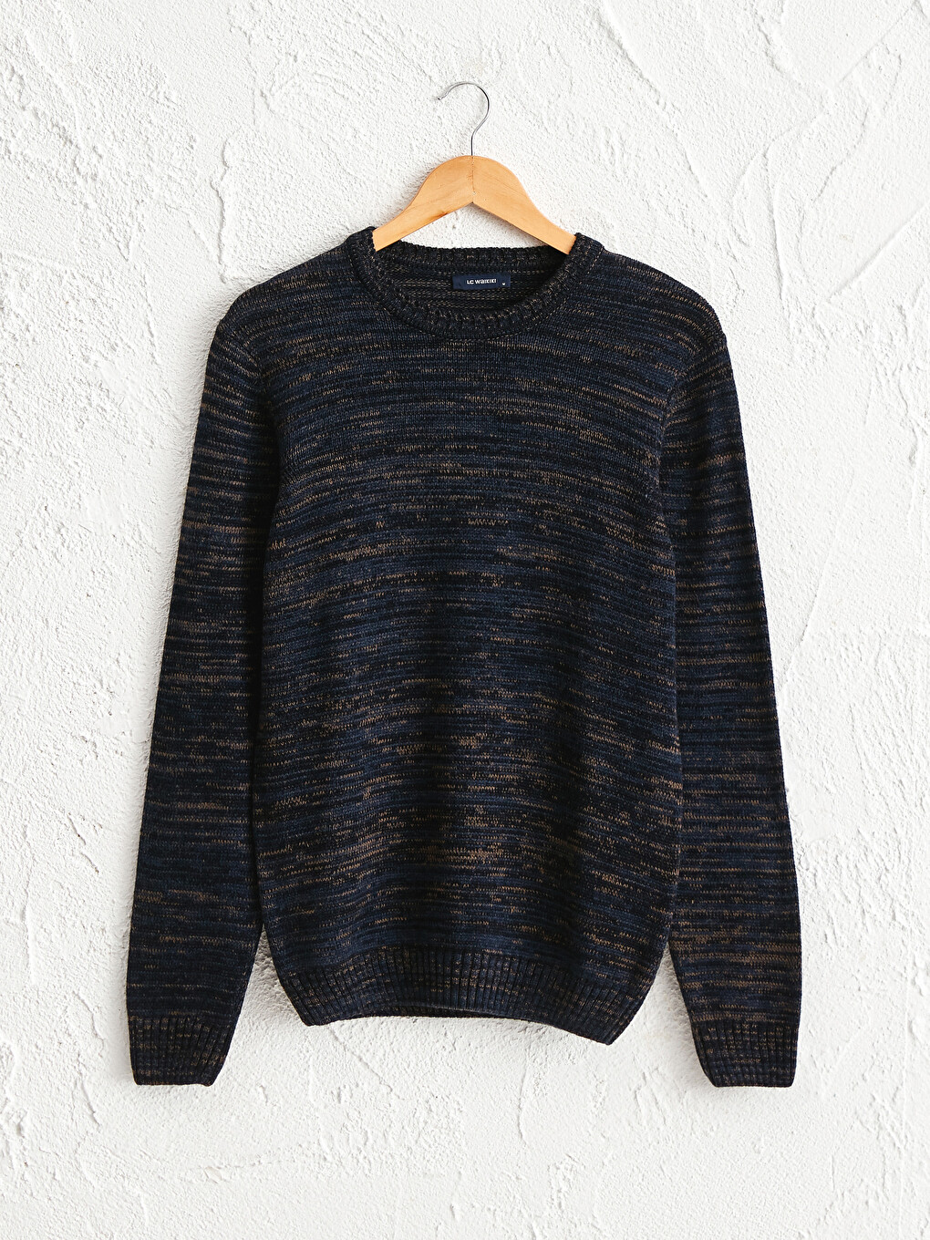 Crew Neck Acrylic Tricot Jumper