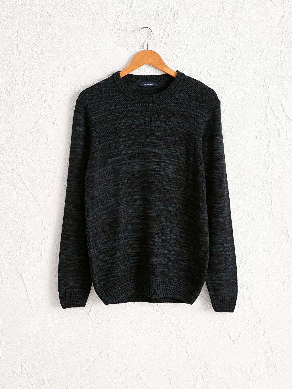 Crew Neck Acrylic Tricot Jumper