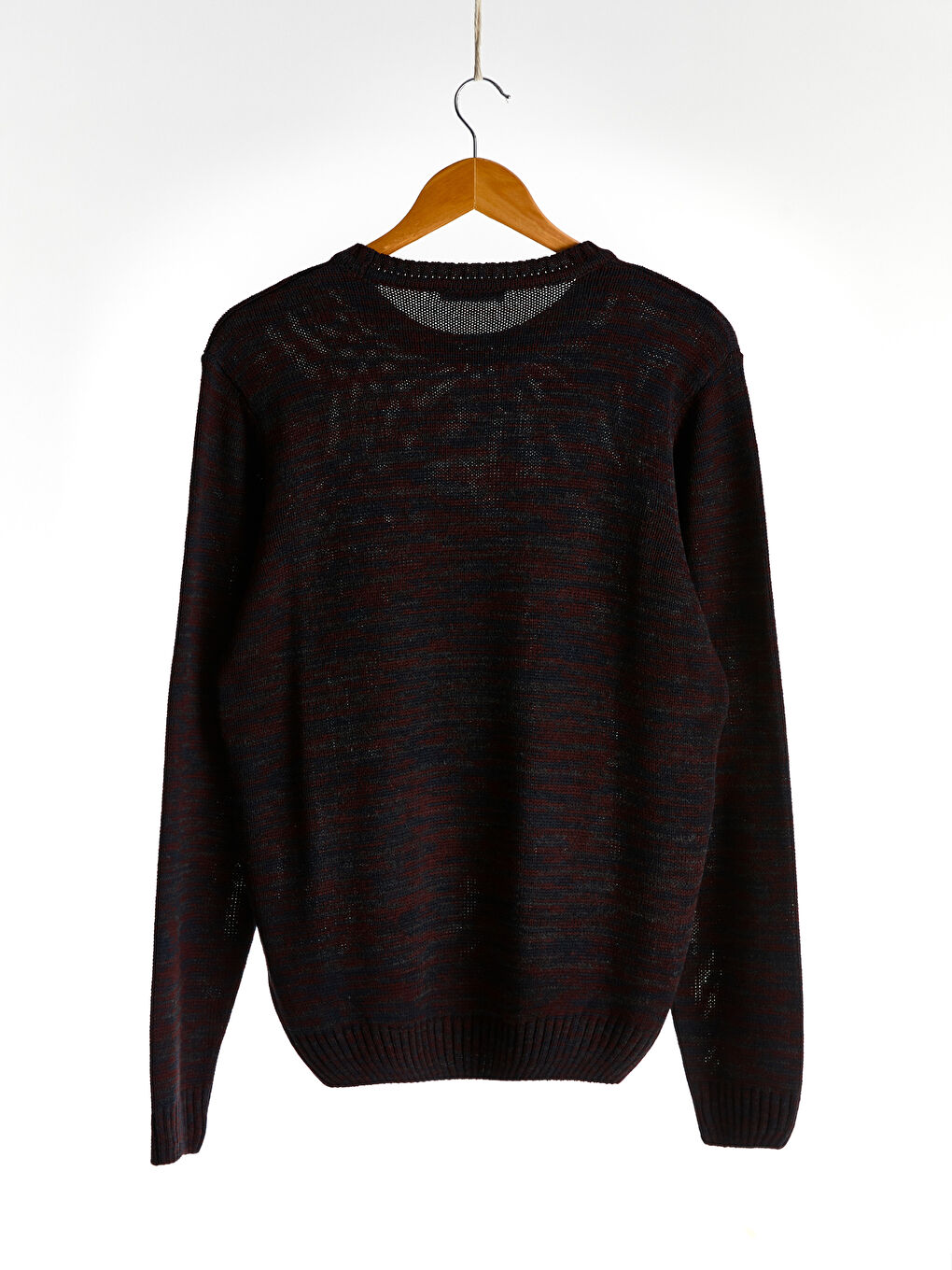 Crew Neck Acrylic Tricot Jumper-2
