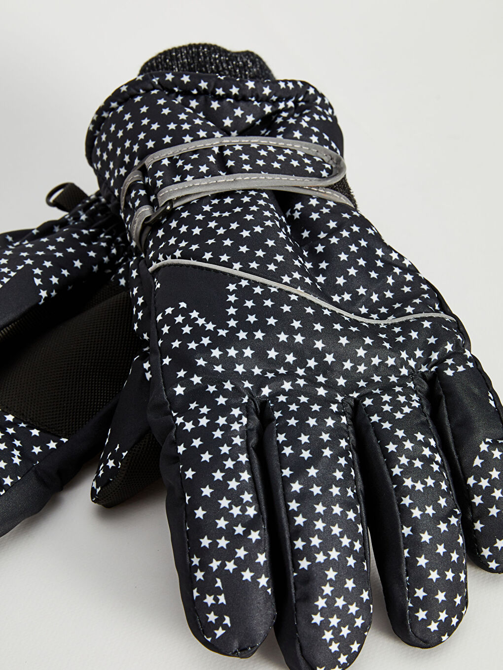 Перчатки с принтом звезд для девочек-1