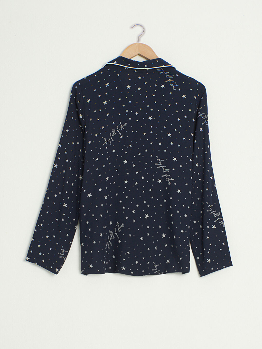 Комплект пижами от вискоза с принт-3