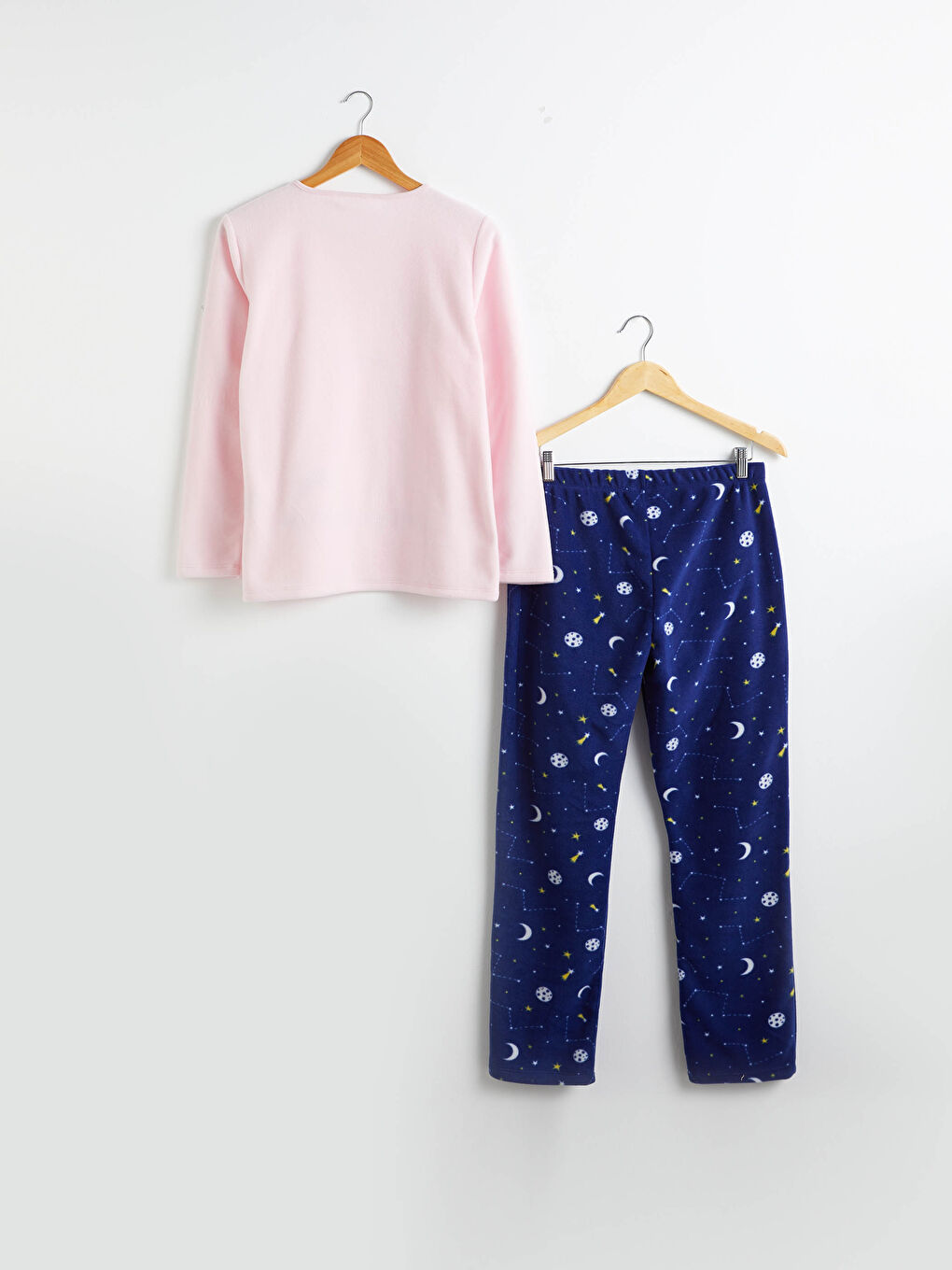 Принтті полар пижама жинағы-1