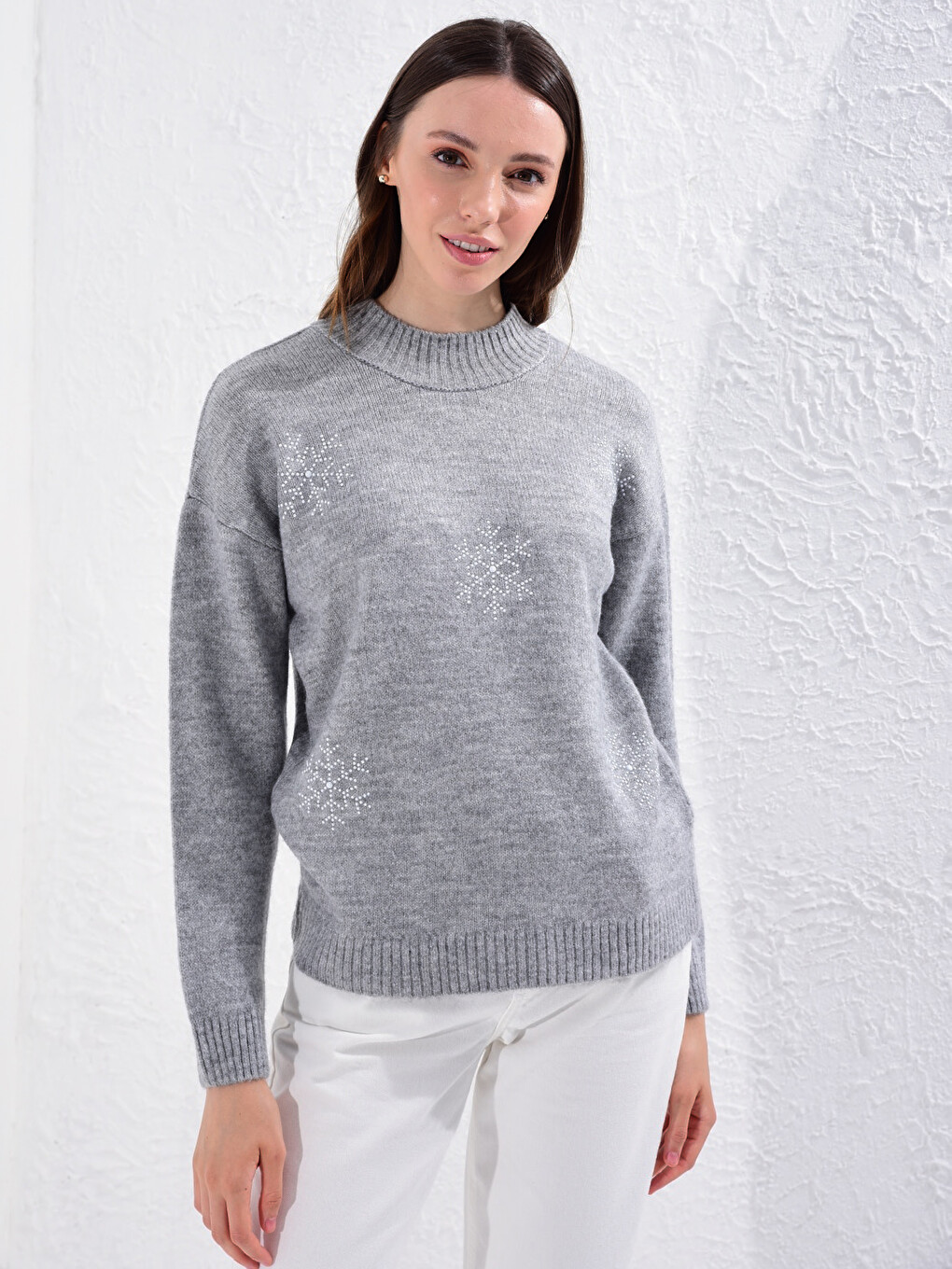 Applique Printed Tricot Jumper-1