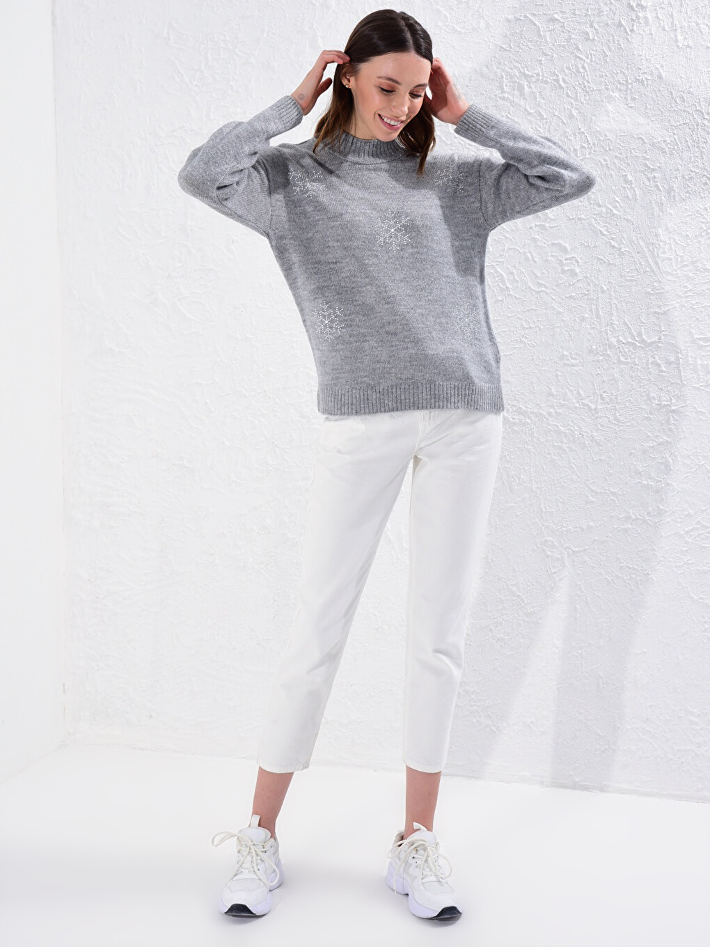 Applique Printed Tricot Jumper-2