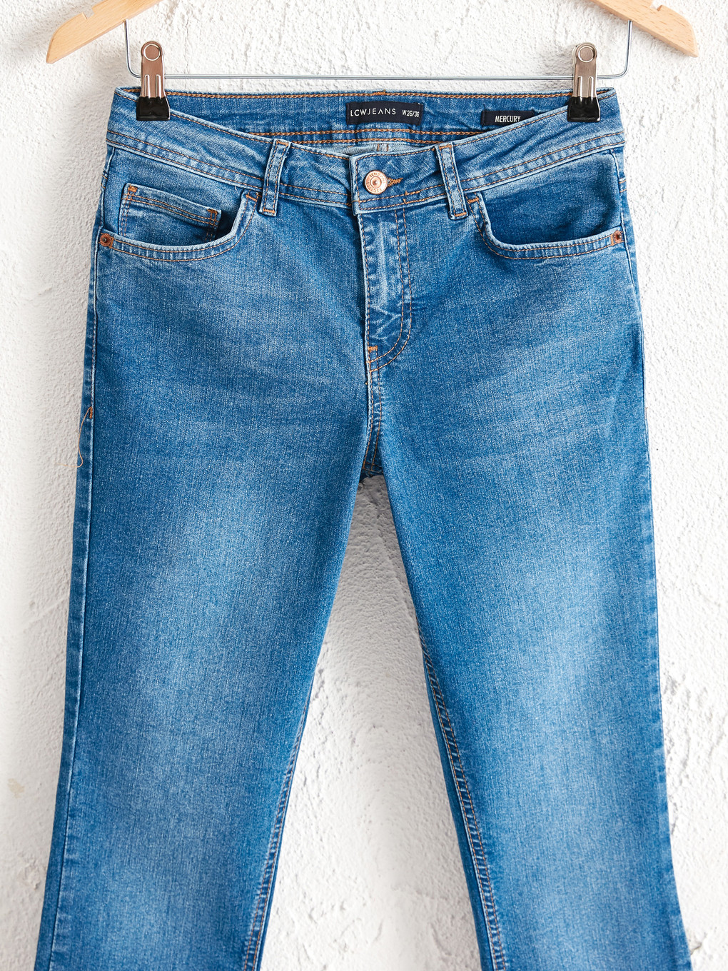 İndigo Normal Bel Mercury Skinny Fit Kadın Jean Pantolon-2