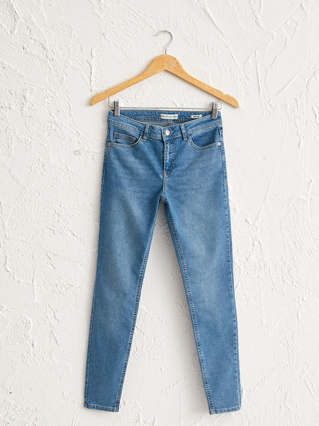 Normal Bel Mercury Skinny Fit Kadın Jean Pantolon-3