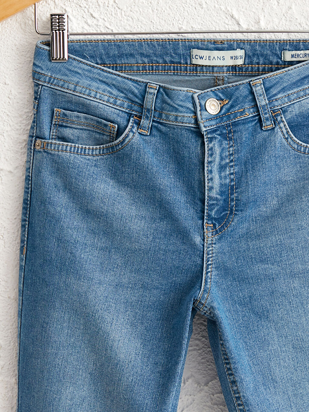 Normal Bel Mercury Skinny Fit Kadın Jean Pantolon-5