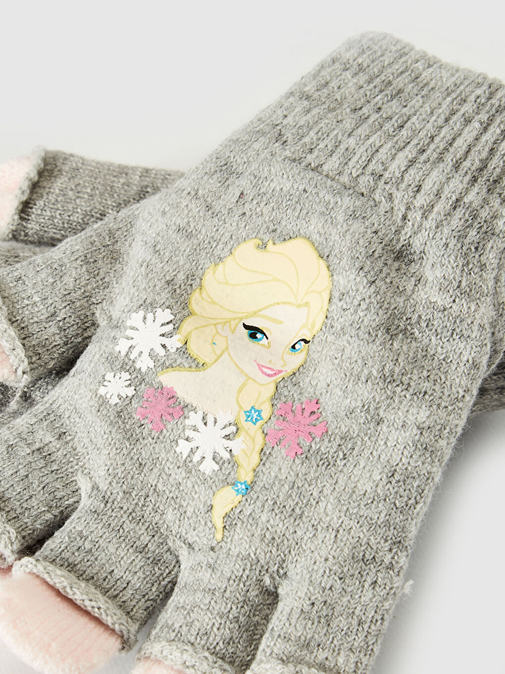 Girl Frozen Licensed Knitwear Gloves 2 Pieces-2