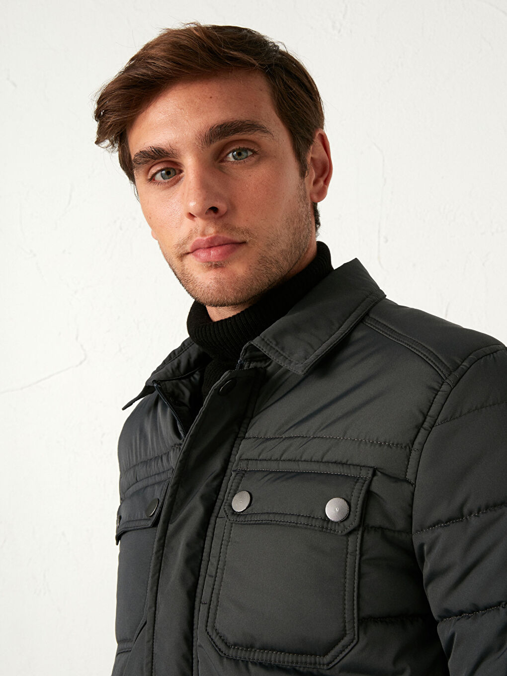 Slim Fit Men's Down Jacket-2