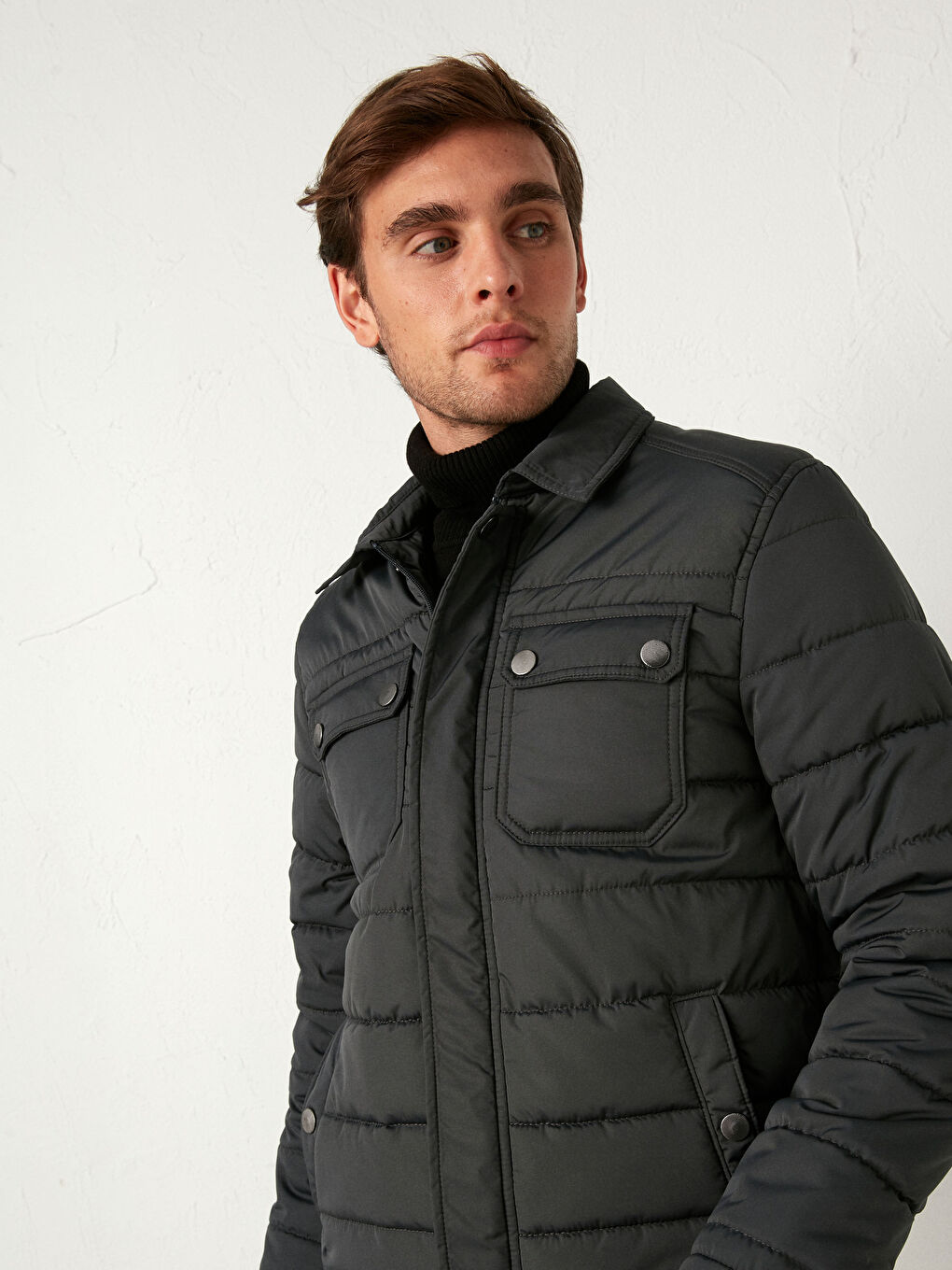 Slim Fit Men's Down Jacket-3