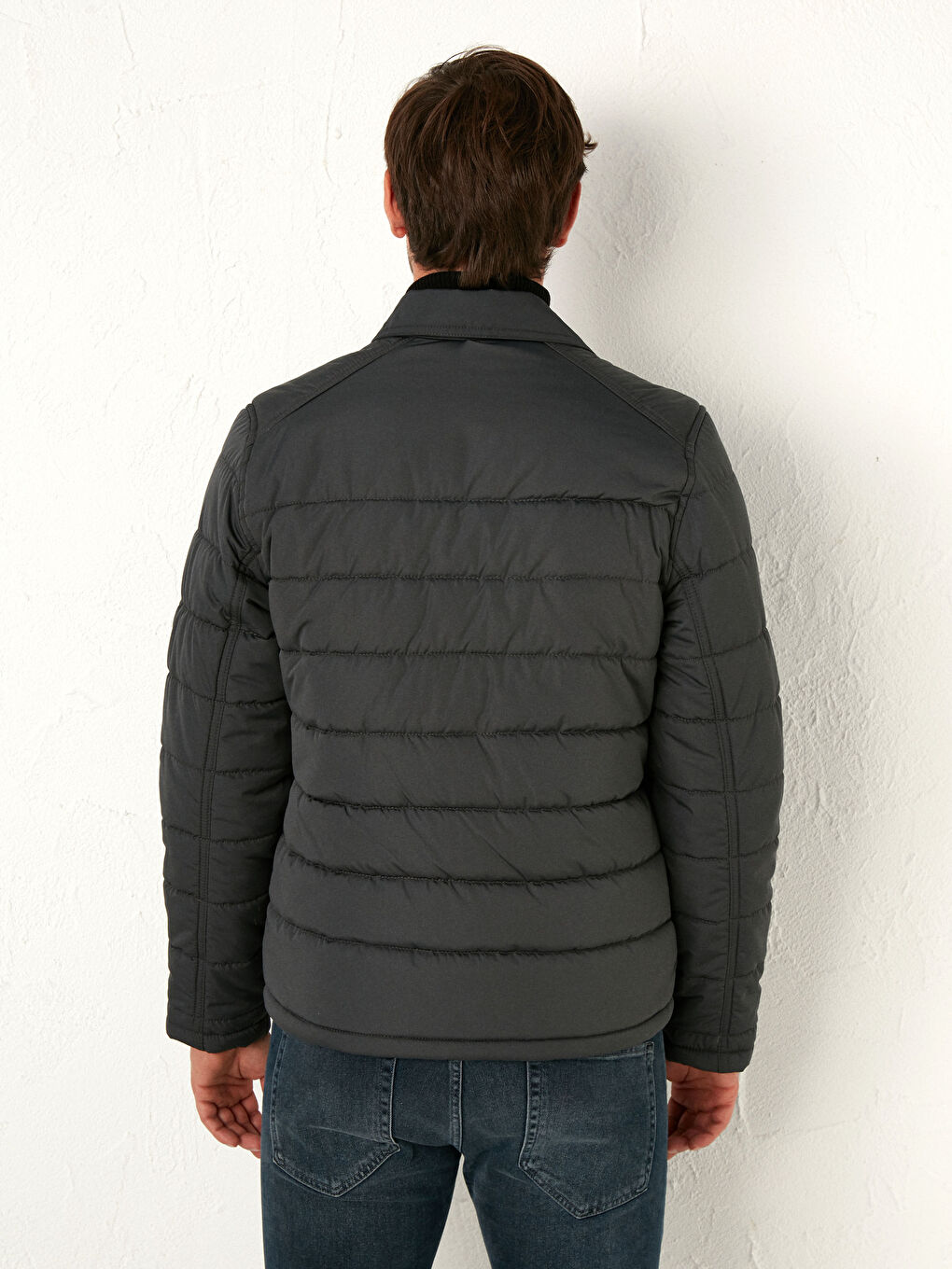 Slim Fit Men's Down Jacket-4