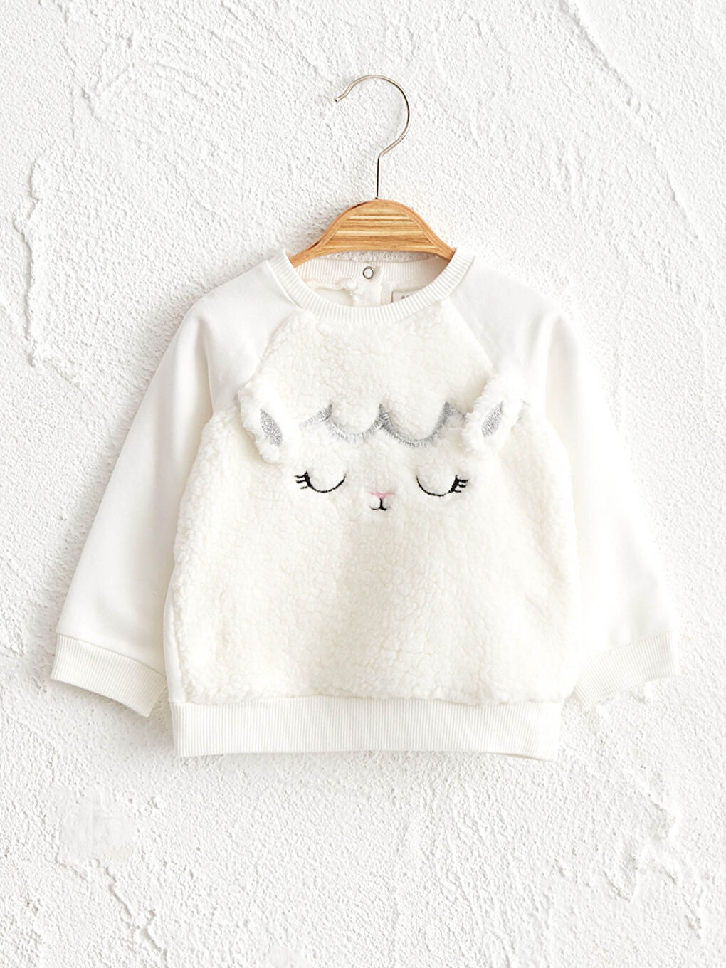 Sweat-Shirt Brodé Pour Bébé Fille