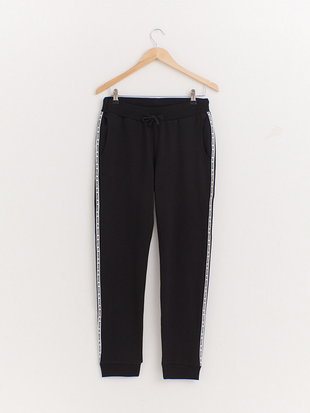 Elastic Waist Striped Trousers