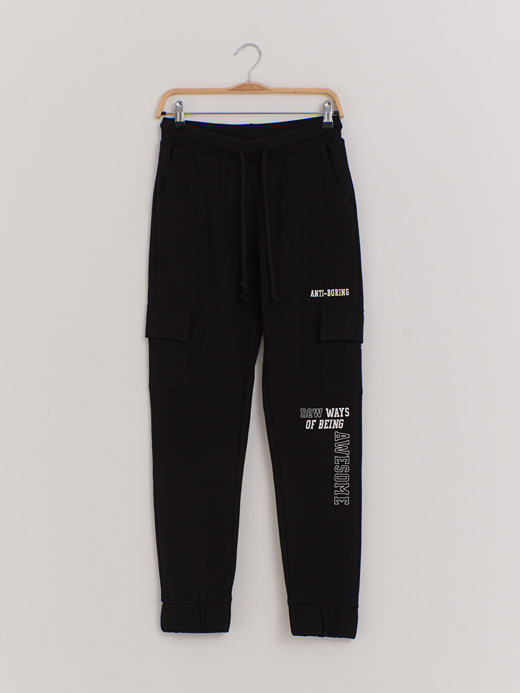 Yazı Baskılı Jogger Eşofman Alt