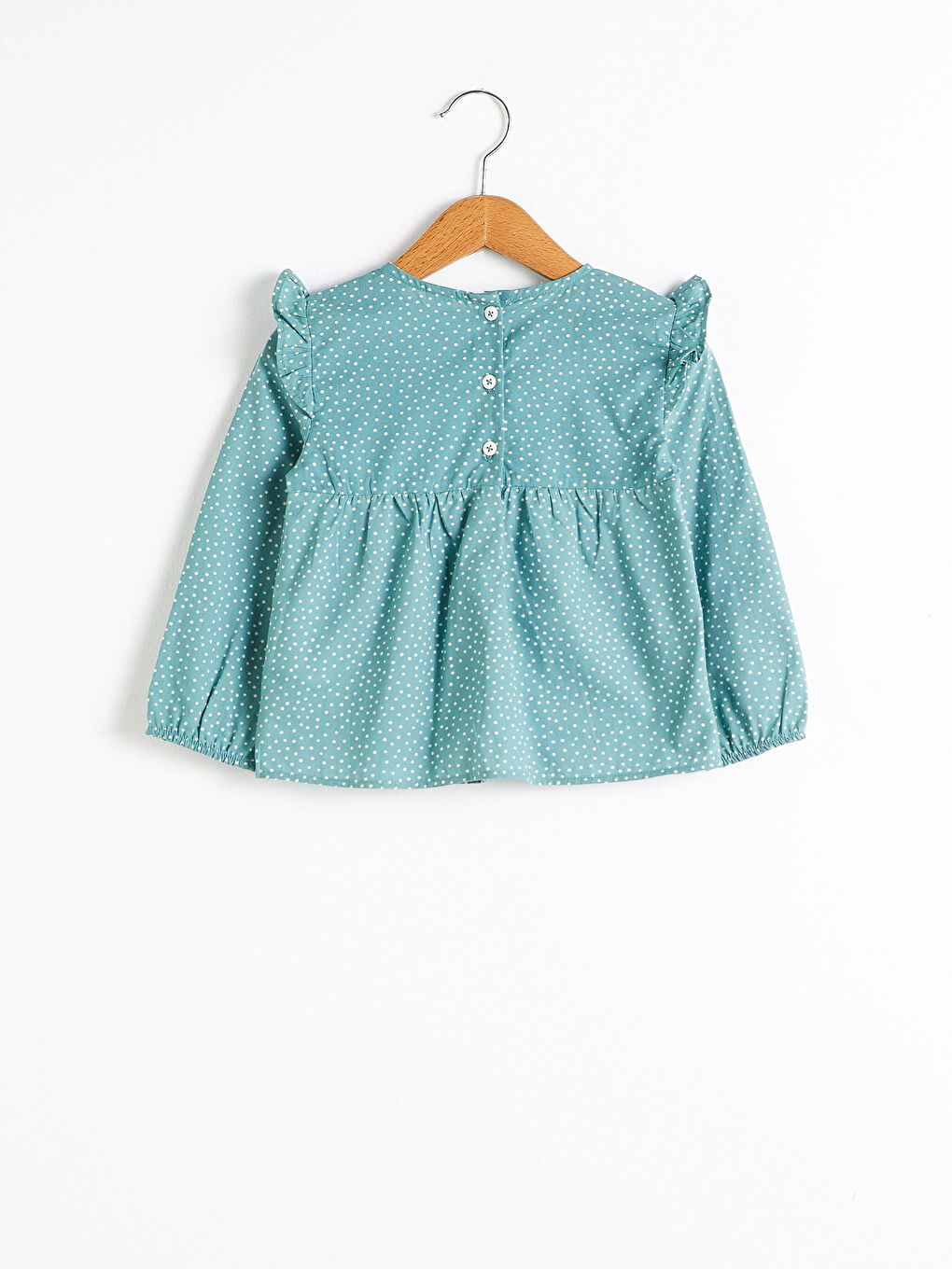 بلوزة بوبلين للبنات الرضع-1
