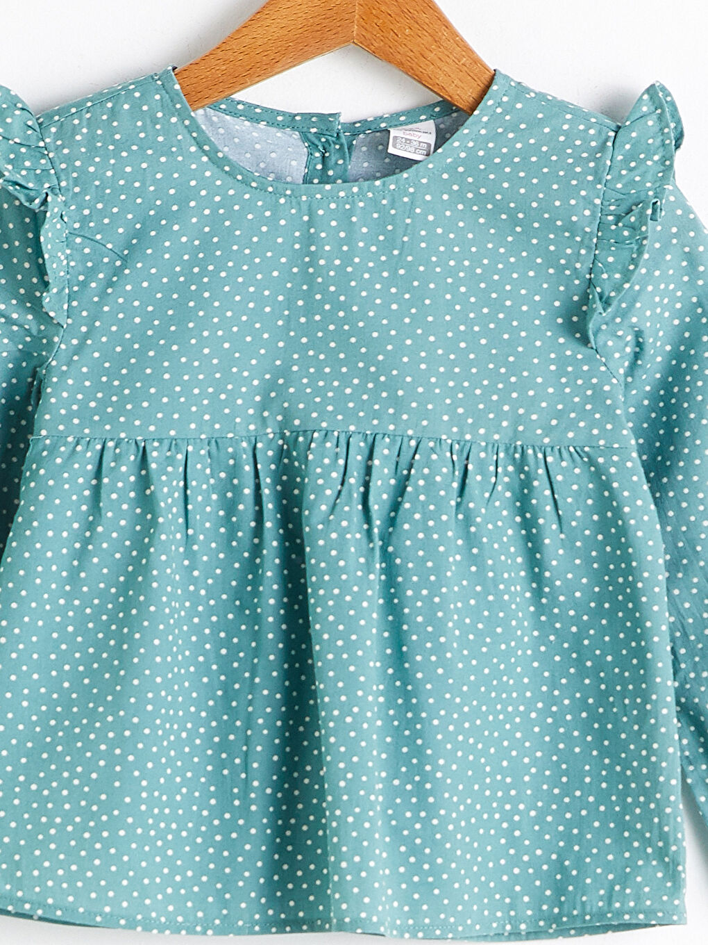 بلوزة بوبلين للبنات الرضع-2