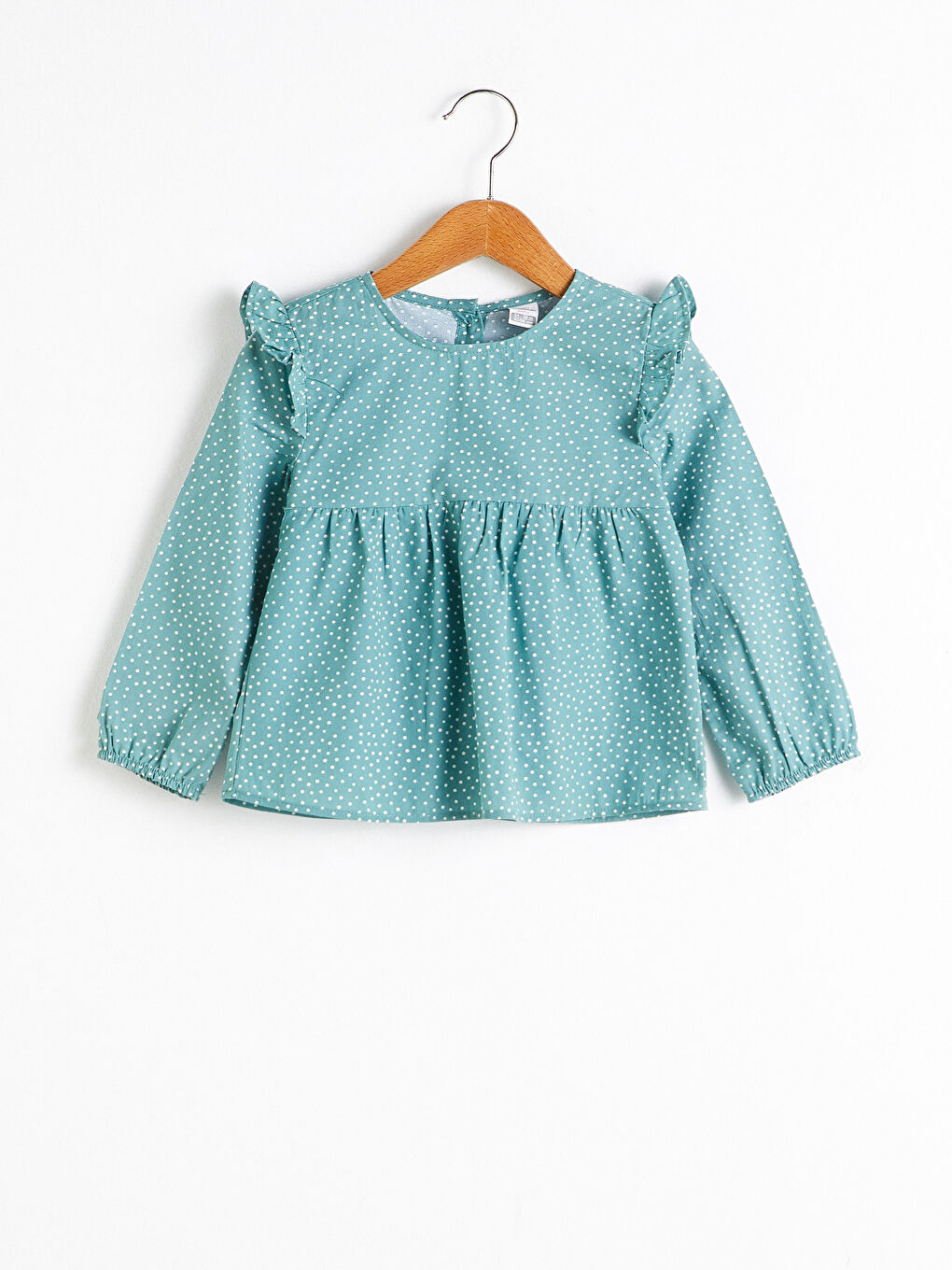 بلوزة بوبلين للبنات الرضع