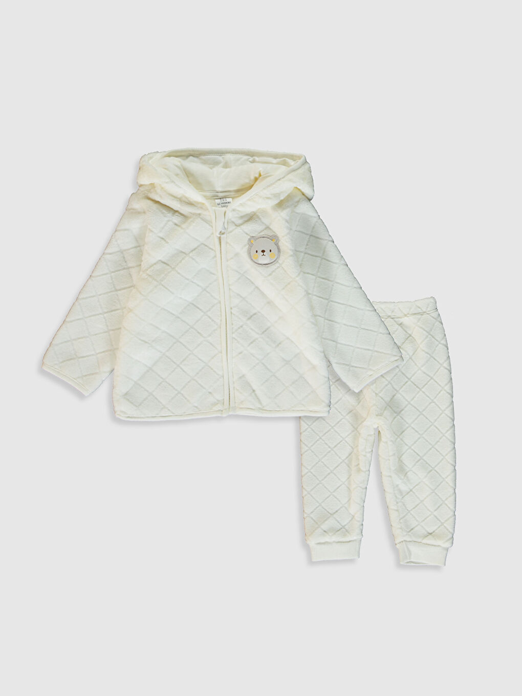 Ekru Erkek Bebek Eşofman Takımı