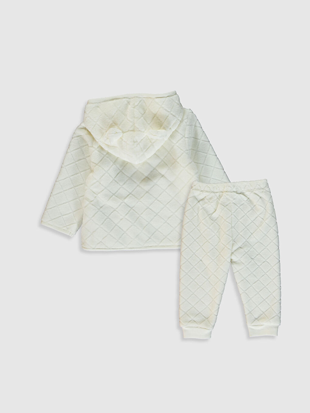 Ekru Erkek Bebek Eşofman Takımı-1
