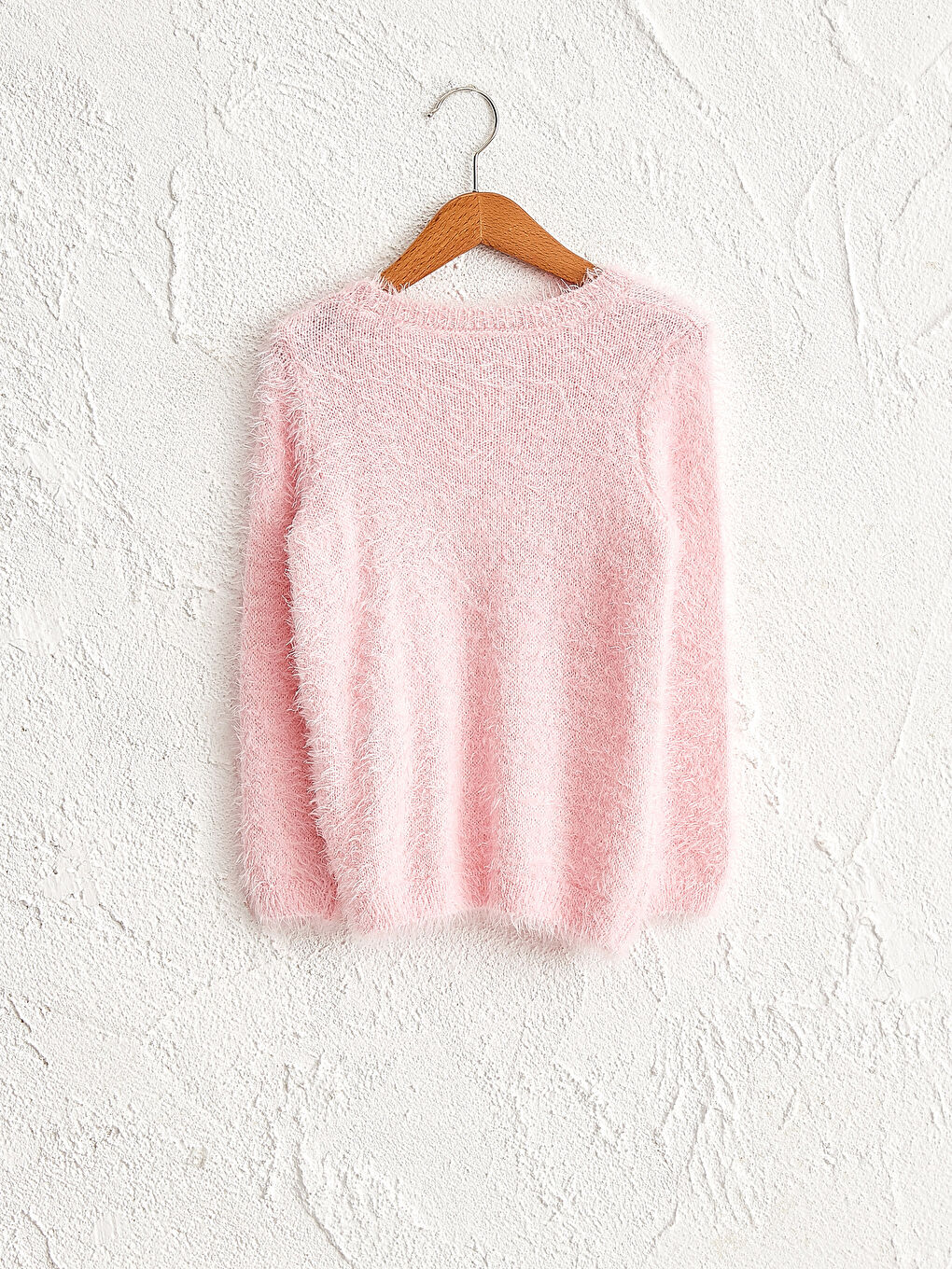 Қыздың жылтыр трикотаж жемпірі-1