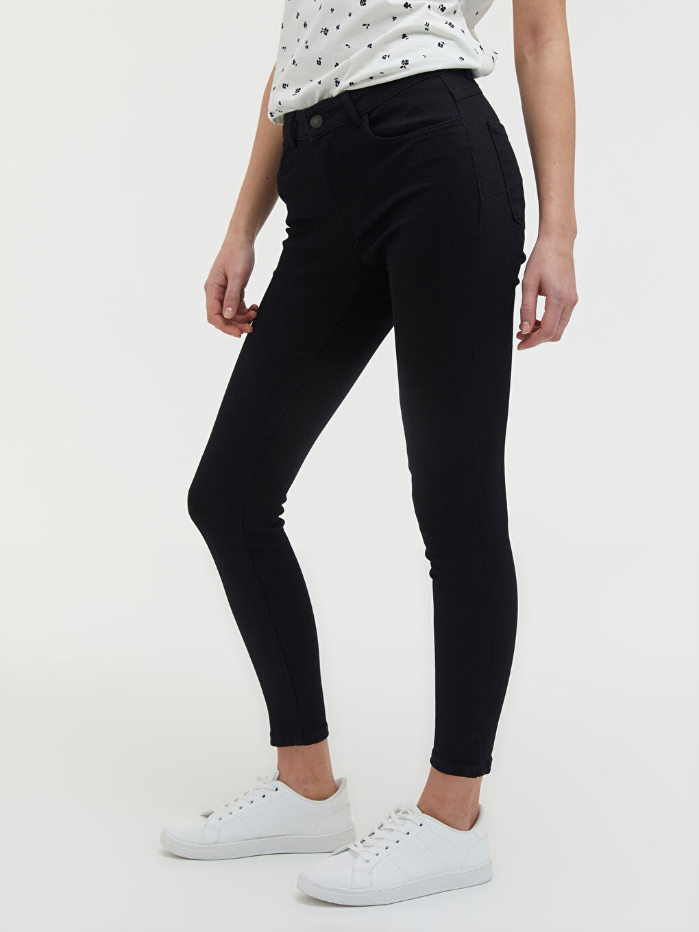 Siyah Bilek Boy Mercury Skinny Fit  Push Up Jean Pantolon-1