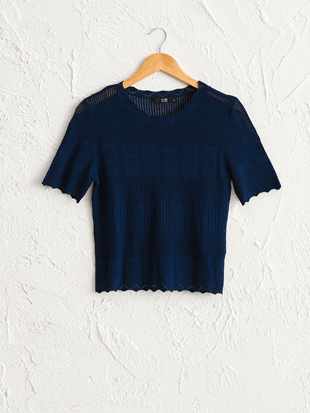 LCW Vision Self-Patterned Tricot Jumper -0W8447Z8-CRP