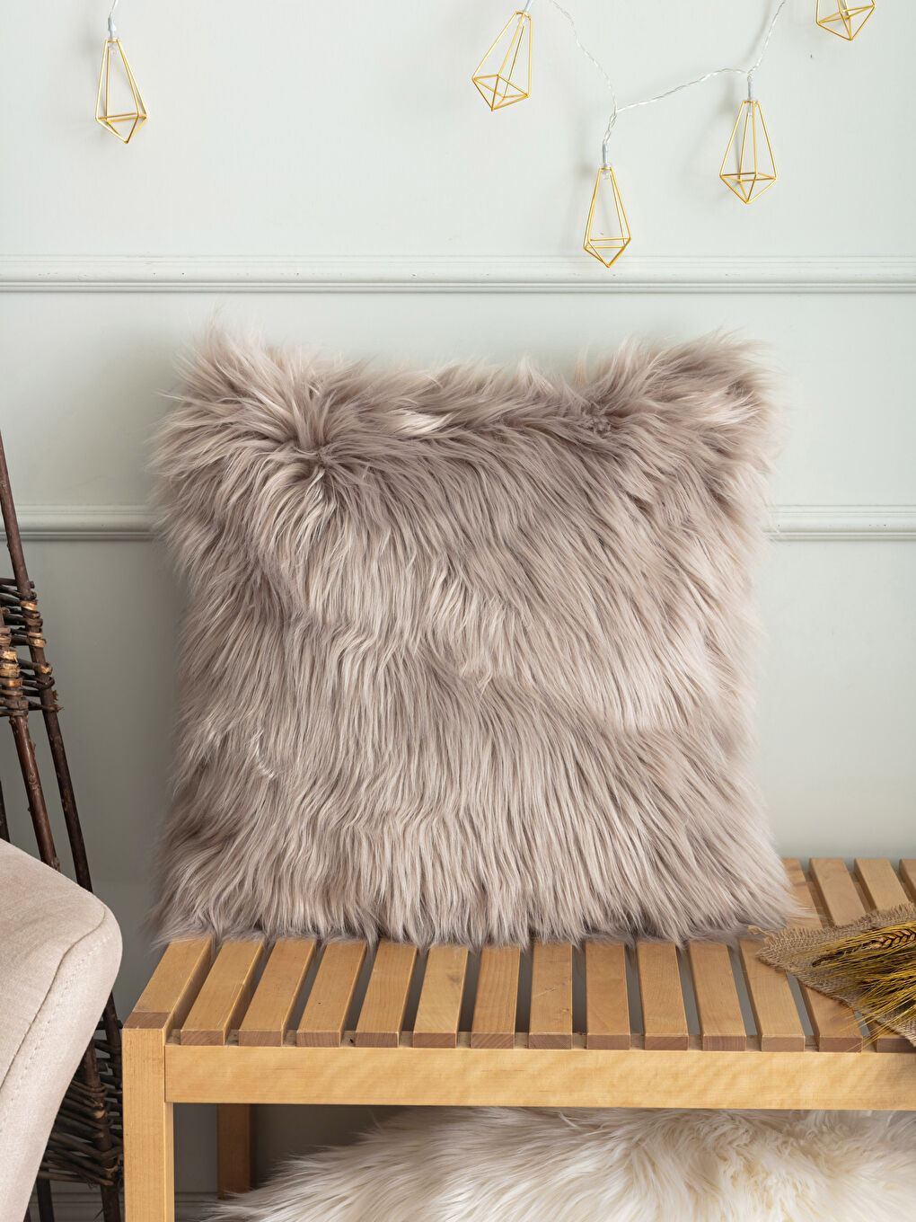 غطاء وسادة فرو-3